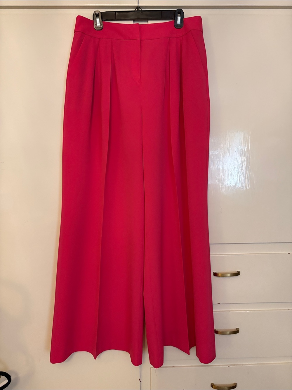 New York & Company Wide-Leg Pants in Bright Pink